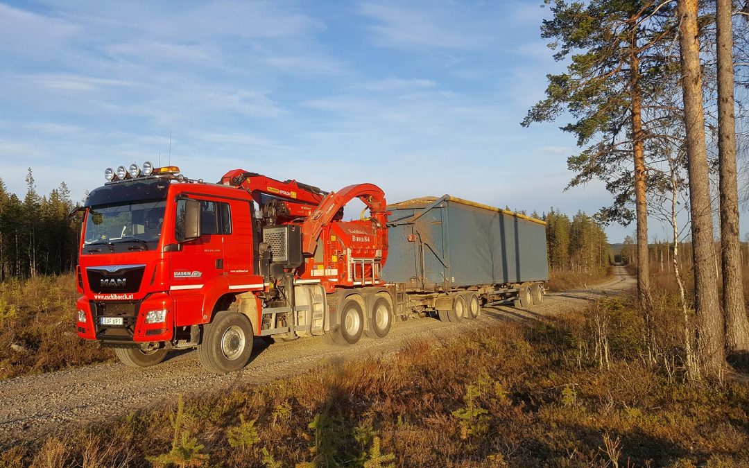 Flisning och transport